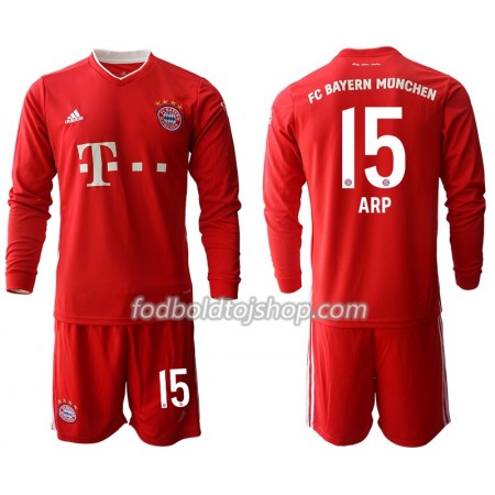 FC Bayern München Jann-Fiete Arp 15 Børn Hjemme Fodboldsæt 2020-21 L/S (+ Korte bukser)